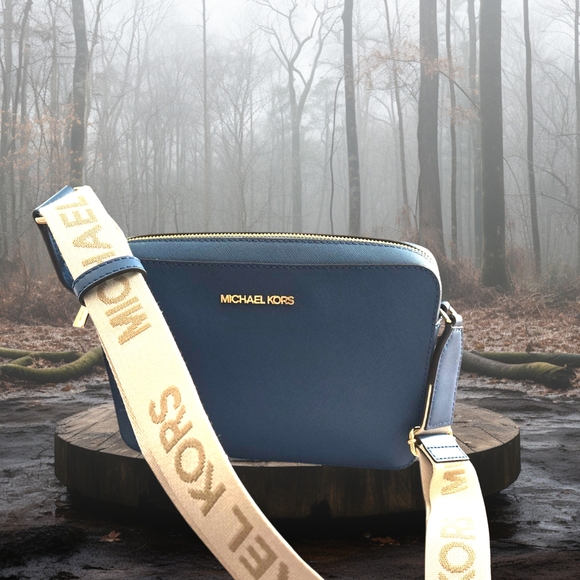 Michael Kors Handbags - Michael Kors Dark Chambray Crossbody Bag